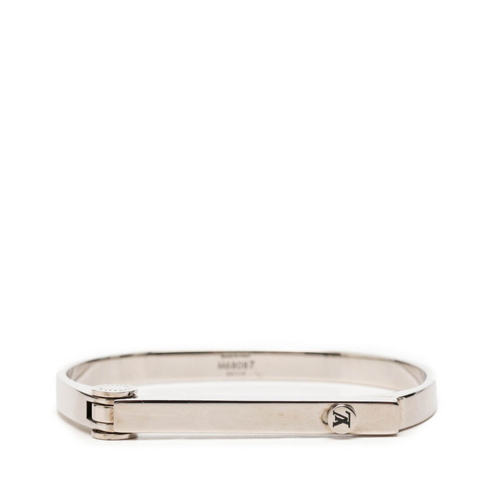 LOUIS VUITTON Silver Charm Bracelet